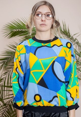 LONG SLEEVE COTTON BLOUSE FROM EARLY 90S