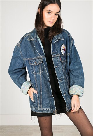 VINTAGE 80S LEVI'S WINTER BLANKET JACKET / R0228