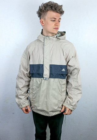 VINTAGE ADIDAS 1/2 ZIP PULLOVER JACKET