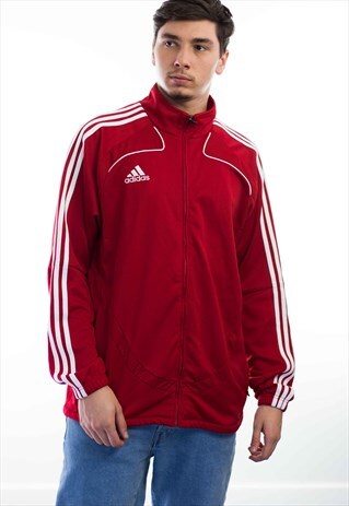 VINTAGE ADIDAS LOGO JACKET 90S L 18.7