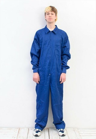 Worker Vintage Overalls Men's XL Boilersuit Coveralls Chore