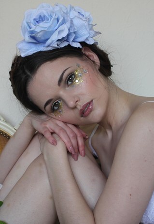 LARGE FLOWER HEADPIECE
