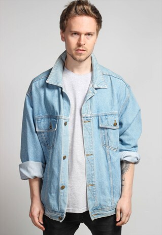 VINTAGE OVERSIZED DENIM JACKET