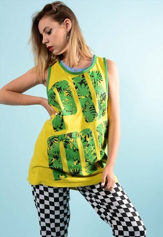 RETRO YELLOW PUMA VEST