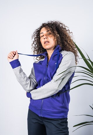 VINTAGE ADIDAS SWEATER IN PURPLE