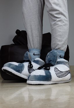 35-43 EU AJ 1 Hypebeast Sneakers Slippers Version Grey