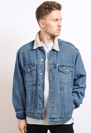 VINTAGE BLANKET LINED DENIM JACKET