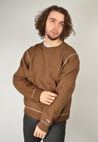 VINTAGE CHAMPION SWEATSHIRT BROWN