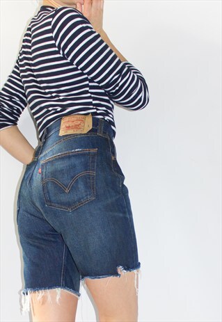 VINTAGE CUT OFF 501 DENIM SHORTS