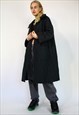 VINTAGE AQUASCUTUM PUFFER COAT IN BLACK XL