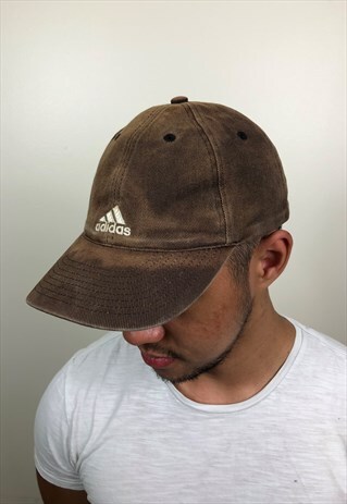 VINTAGE BROWN ADIDAS CAP
