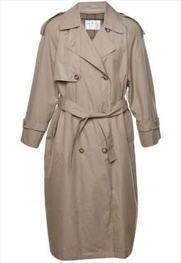 Vintage Beige Trench Coat - XL