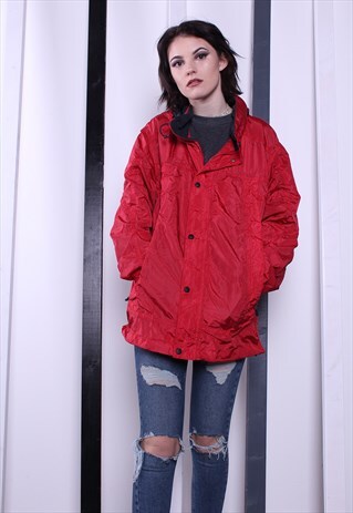 VINTAGE 90S SHELL JACKET/WINDBREAKER. UNISEX SPORTSWEAR.