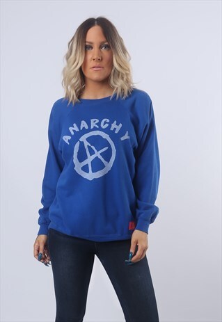 SWEATSHIRT TOP JUMPER BICH REBORN ANARCHY LOGO (FV1D)