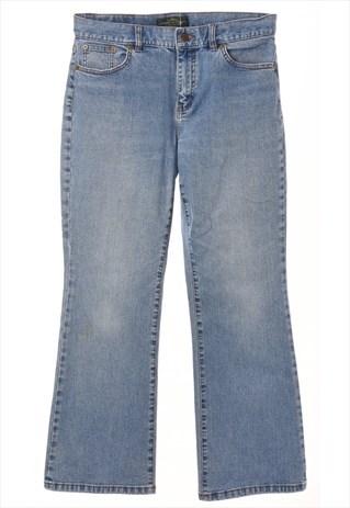 1990S RALPH LAUREN STRAIGHT LEG FLARED JEANS - W32