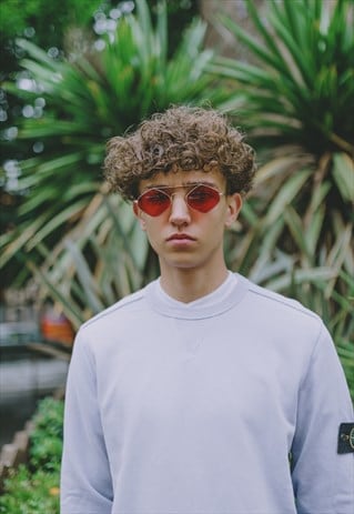 GEOMETRIC DIAMOND SHAPE SUNGLASSES