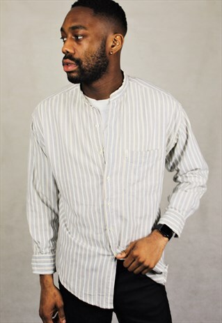 VINTAGE / CHAPS (RALPH LAUREN) / COLLARLESS SHIRT