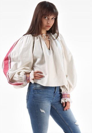 VINTAGE ETHNIC TOP HIPPIE