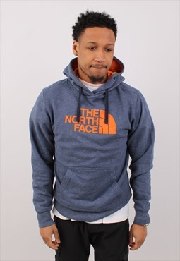 Vintage Men's The North Face Blue Pullover Hoodie