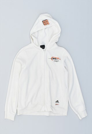 VINTAGE 90'S ADIDAS HOODIE SWEATER WHITE