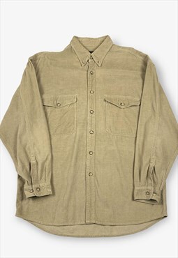 Vintage corduroy shirt beige large BV16696