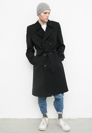 BLACK TRENCH COAT