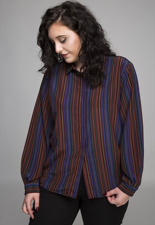 VINTAGE STRIPED BLOUSE