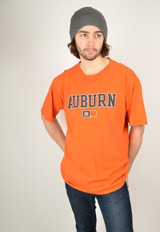 VINTAGE NIKE AUBURN T-SHIRT IN ORANGE