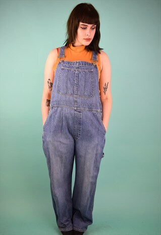 VINTAGE 90'S DENIM DUNGAREES