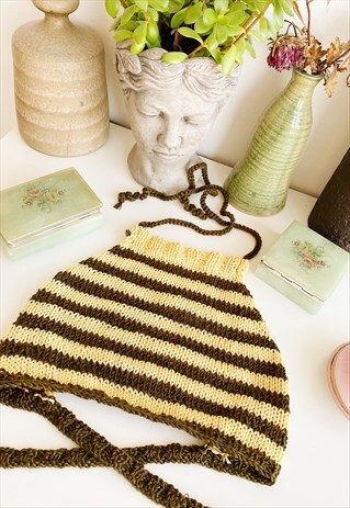 70S STYLE BOHO FESTIVAL JAZZY CROCHET HALTER CROP TOP