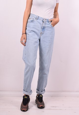 CALVIN KLEIN WOMENS VINTAGE JEANS W28 L31 BLUE 90'S