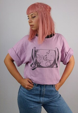 VINTAGE 80'S PLANET CARTOON UNISEX T-SHIRT