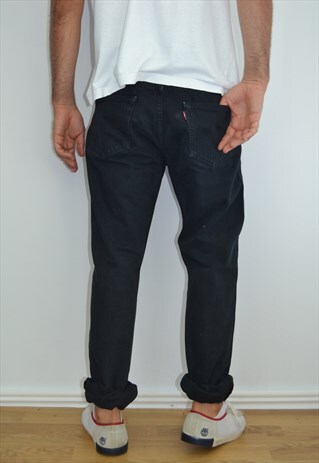 90'S LEVI'S 501 VINTAGE BLACK JEANS
