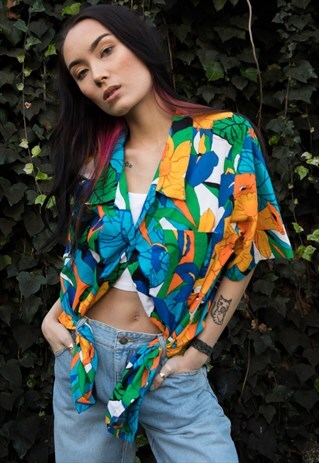 FLORAL SHORT SLEEVE SHIRT