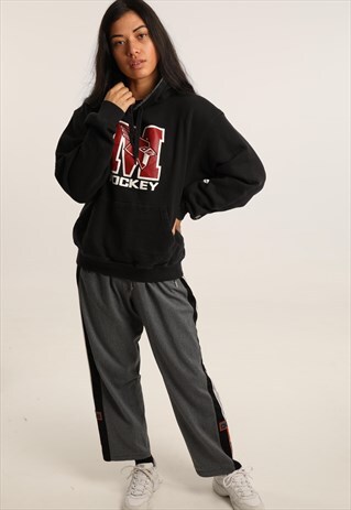 VINTAGE CHAMPION PRINT HOCKEY HOODIE