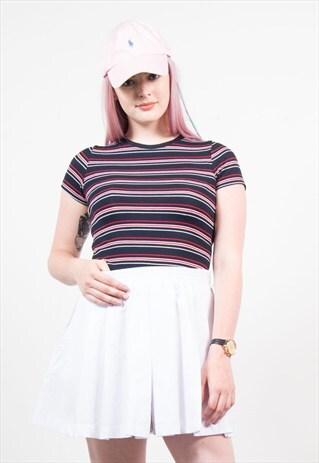 90'S WHITE TENNIS SHORTS SKORT