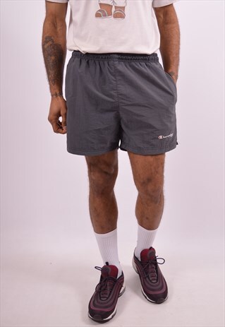 CHAMPION MENS VINTAGE SHORTS LARGE GREY 90S