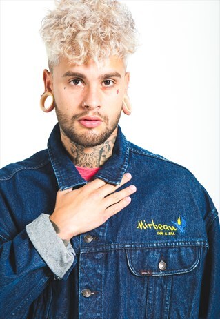 VINTAGE 80S ORIGINAL LEE BASIC DENIM JACKET/ S6748