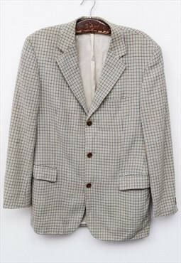 HUGO BOSS Hobbes Vintage men's L Blazer EU 50L Jacket Plaid 