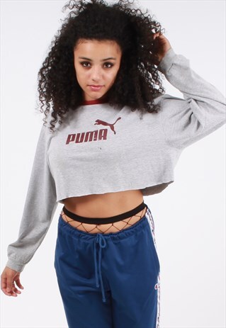 VINTAGE PUMA CROPPED T-SHIRT