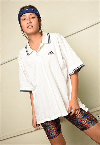 Y2K RETRO ADIDAS ATHLEISURE SPORTS POLO T-SHIRT TEE