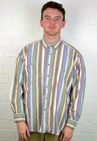VINTAGE 90'S STRIPED SHIRT