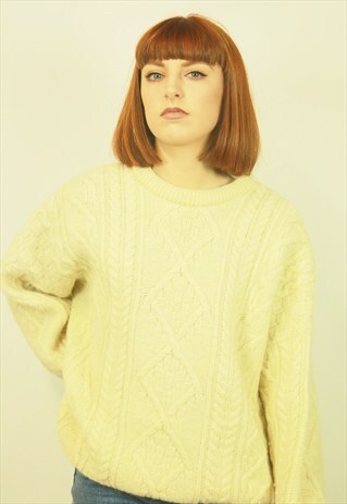 VINTAGE ARAN JUMPER