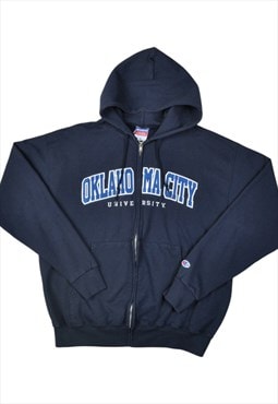 Vintage Oklahoma City University Hoodie Sweater Navy Medium