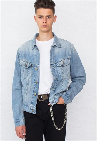 VINTAGE LIGH BLUE LEE DENIM JACKET
