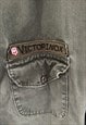 VINTAGE VICTORINOX KHAKI GREEN HEAVY DUTY SHIRT. SIZE M