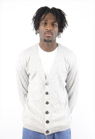 VINTAGE ARMANI GREY SOFT CARDIGAN