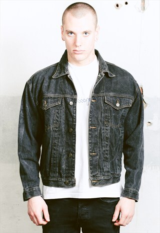VINTAGE FADED DENIM JACKET