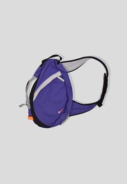Vintage 00s Nike Sling Bag in Navy Blue