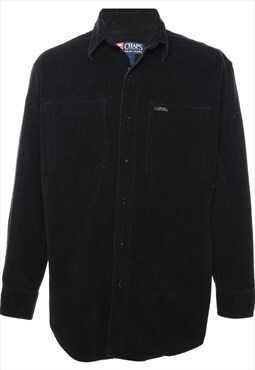 Vintage Chaps Black Corduroy Shirt - M